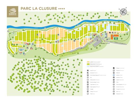 parc la clusure plattegrond|Plattegrond Parc la Clusure (Roompot)